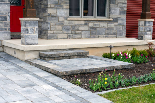 Residential Paver Driveway in Six Mile Run, NJ